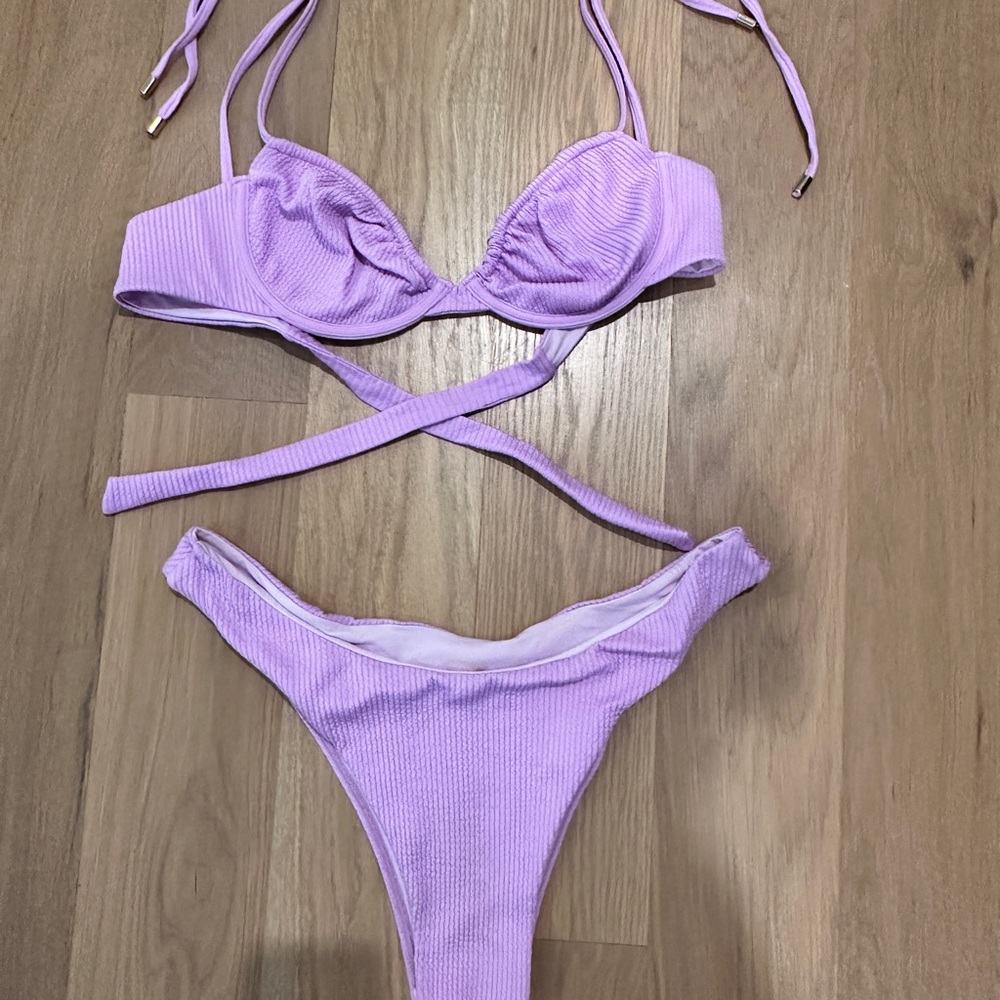 Monday Swimwear Lilac Bikini Set